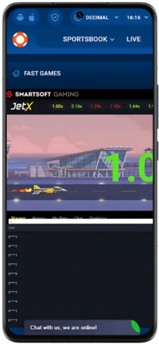Play game JetX
